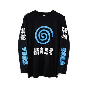 Dreamcast long sleeve T-shirt with Japanese text